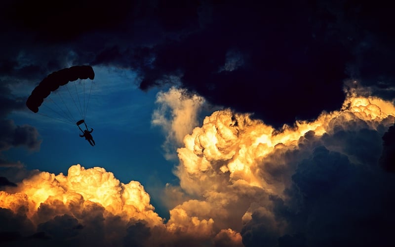 skydiving